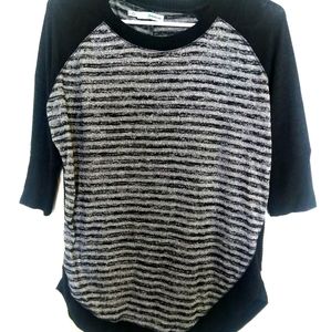 Maurices striped half sleeve